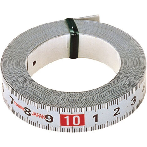 Mètre-ruban longueur 3 m largeur de bande 16 mm mm/cm autocollant TAJIMA