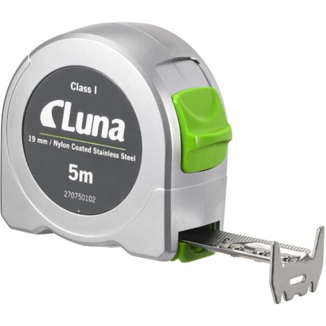 Mètre ruban LSS, acier inoxydable, 5 m