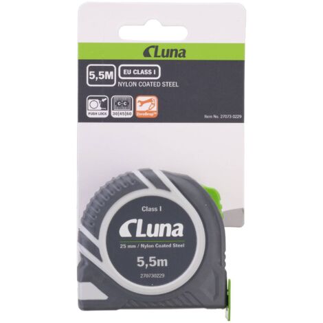 mètre ruban luna push lock 5,5 m 25 mm