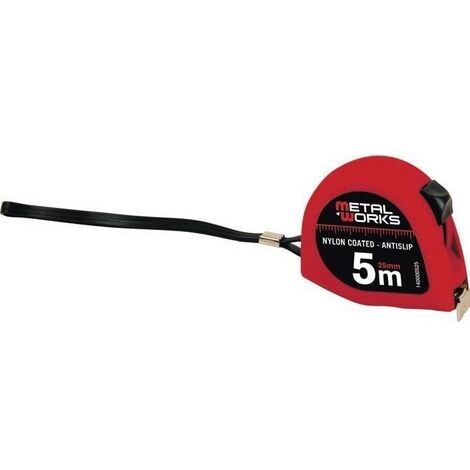Mètre ruban magnétique en nylon, 5m x 25mm  Métallurgie 140000526