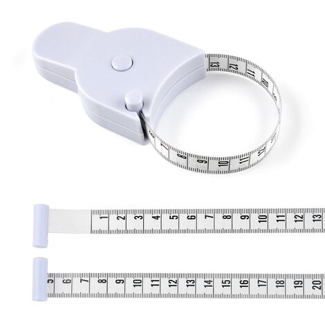 Mètre ruban, pour le corps, 150 cm, blanc
