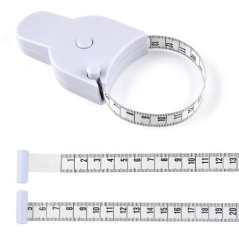 Mètre ruban, pour le corps, 150 cm, blanc