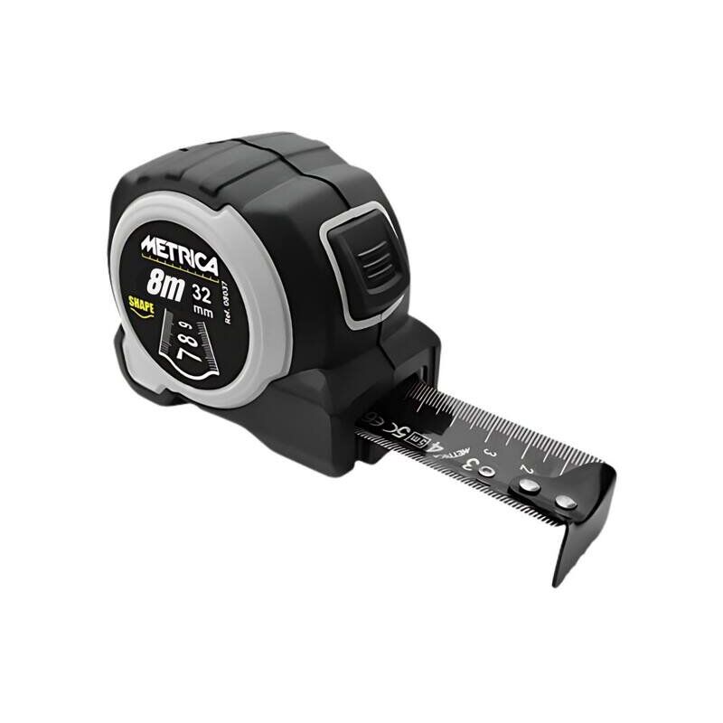 Metrica - Mètre ruban professionnel autobloquant Métrique shape 8 mx 32 mm 08038