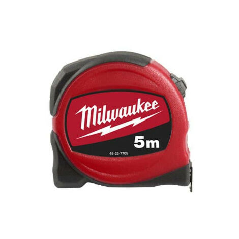 Mètre ruban Slimline MILWAUKEE 5m largeur 19 mm - 48227705