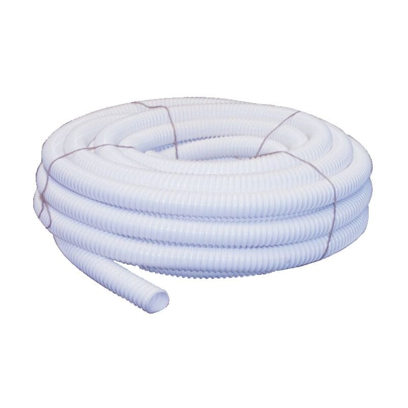 Tube de vidange souple annelé en pvc - Rouleau de 20m