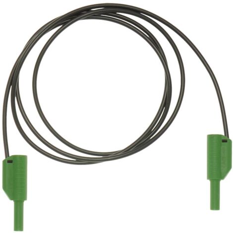 Metrel A 1341 Puntali di sicurezza Spina a banana 4 mm Spina a banana 4 mm 1.50 m Nero, Verde 1 pz.