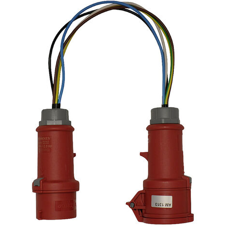 Metrel A 1389 Messadapter  CEE-Kupplung 16 A 5polig - CEE-Stecker 16 A 5polig
