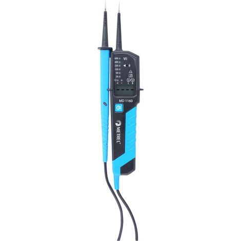 Metrel MD 1160 Zweipoliger Spannungsprüfer CAT III 1000 V, CAT IV 600 V LCD, Akustik