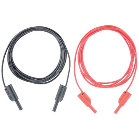 Metrel S 2012 KIT puntali di sicurezza 10 m Rosso, Nero 1 pz.