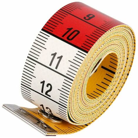 Mètres à Ruban pour Couturier double face, Metre de Couturiere Doux 1,5 m 60 Pouce sur Mre Couturière Tissu Règle（2 pcs）