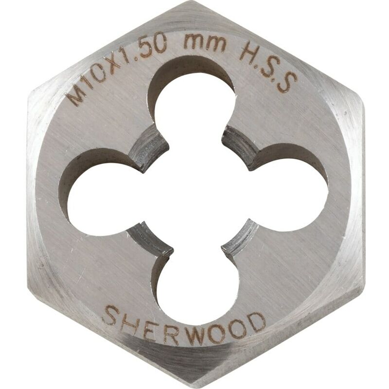 10X1.50MM hss Hexagon Die Nut - Sherwood