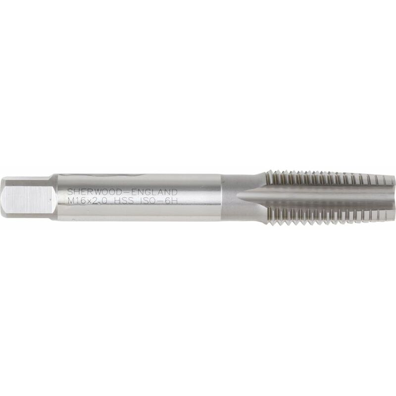 Sherwood 16X2.00MM HSSGT Straight Flute Taper Tap