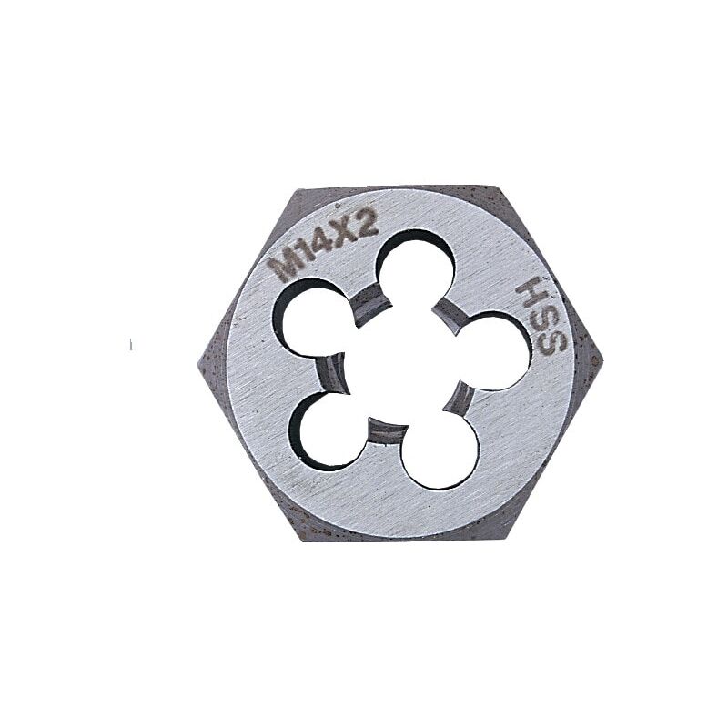 10X1.25MM HSS Hexagon Die Nut - Sherwood