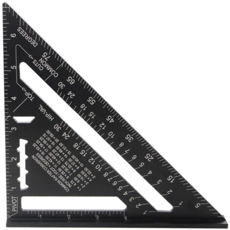 Metric system MULTI FONCTIONS 180 mm Metal Aluminium Regle Équerre Trusquin Guide Raport Angle 45 90 Degres/Outils de menuisier/Outil de traçage Guide de menuiserie en bois