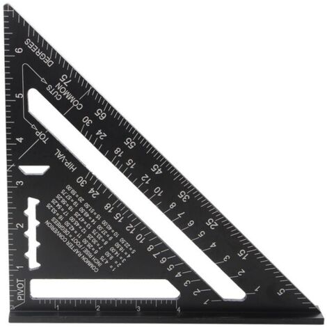 Metric system MULTI FONCTIONS 180 mm Metal Aluminium Regle Équerre Trusquin Guide Raporteur Angle 45 90 Degres/Outils de menuisier/Outil de traçage Guide de menuiserie en bois