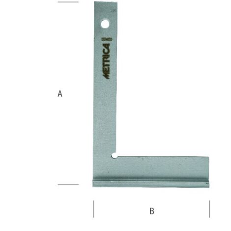 Metrica 29197 Squadra a Cappello, 400 x 250 mm