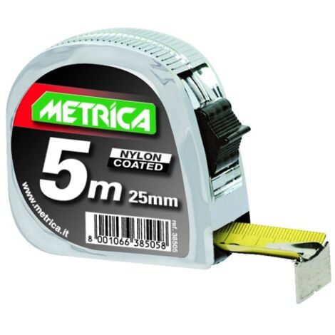 Metrica 38505 Flessometro Professionale, 5 x 25 mm