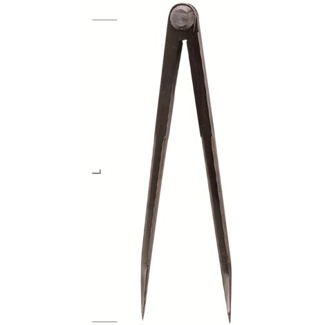 Metrica 48002 Compasso Semplice, 150 mm