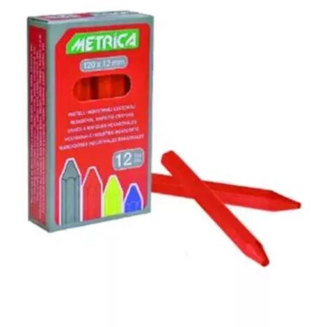 Metrica 50040 Pastelli, 120 mm, Diametro 12 mm, 12 Pezzi