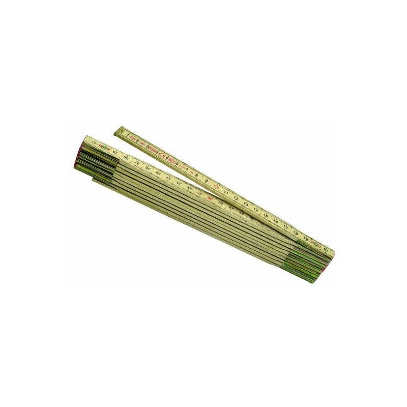 

Metrica - Cinta métrica de madera 2 m decimal roja - 23110
