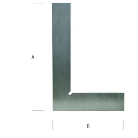 METRICA - Équerre Simple Inox 150X100Mm - 26035 : L'outil de précision pour vos traçages.