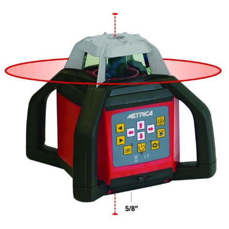 METRICA - Niveau laser rotatif automatique avec faisceau tournant visible - INCLIGRAD HV4