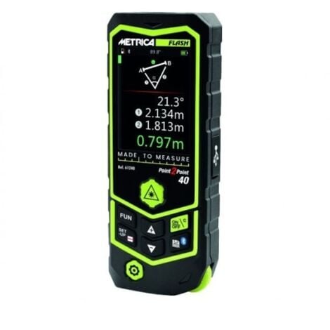 METRICA - Télémètre Laser Metrica Flash Point2Point 40