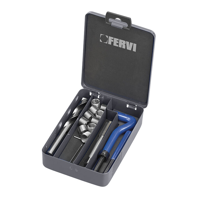 Image of Fervi - Metrisches F-Spulengewinde-Reparaturset M10x150 e011/m100x150