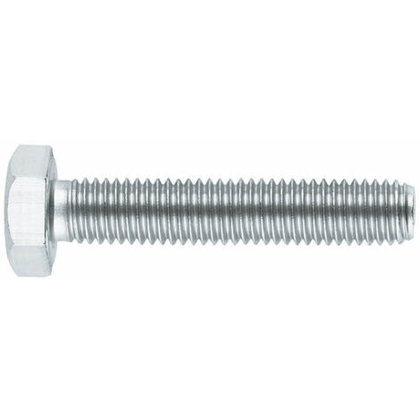 Metrisches Vis 8.8 – Vollgewindete Sechskantkopf – Edelstahl A2 M8 x 70 – Packung mit 200