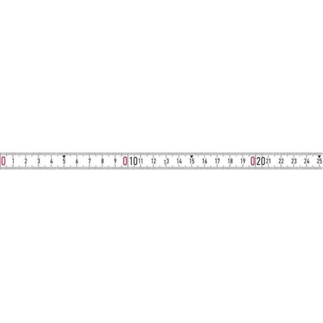Metro a nastro bmi 357004001RNL-SK acciaio verniciato autoadesivo