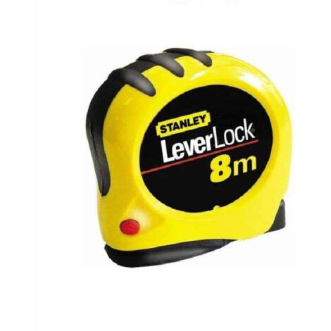 Flessometro STANLEY Global 8m X 25mm - Nastro Protetto In Polimero, Gancio Mobile, Blocco Automatico - Foto 13