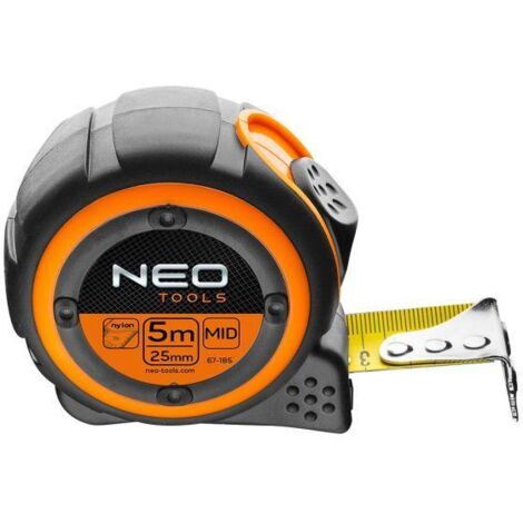 Metro a nastro in acciaio laminato 5 metri magnetico neo tools 67-185