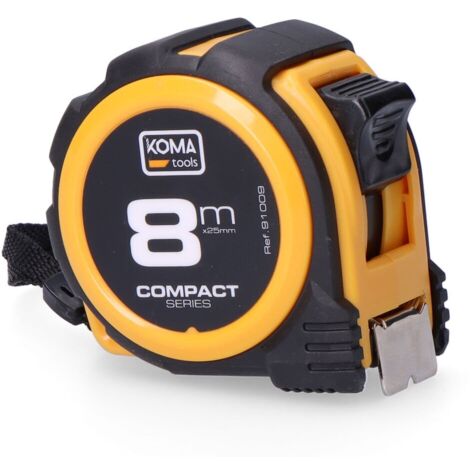 Metro a Nastro Koma Tools Compact ABS 8 m x 25 mm