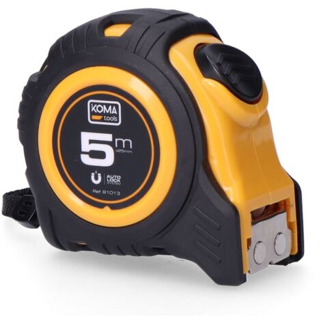 Metro a nastro KomaTools 5 m x 25 mm Magnete in ABS