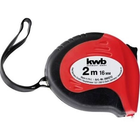 Metro a nastro kwb 060212 acciaio plastica 2 m