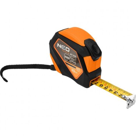 Metro a nastro NEO 10m - blocco automatico, magnete