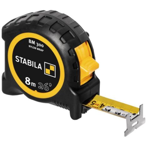 Metro a nastro tascabile 8m (cm/pollici) BM 300 - STABILA STB-19573