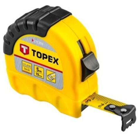 metro a nastro topex 27c305 5 m 19 mm
