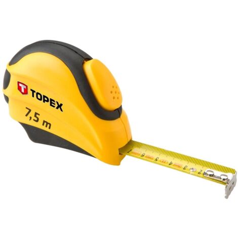 metro a nastro Topex 27c387 7,5 m blocco automatico