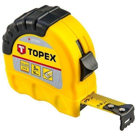 Metro a nastro topex shiftlock 3 m 16 mm
