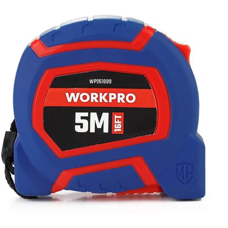 metro a nastro Workpro 5m x 19mm nylon blocco clip cintura
