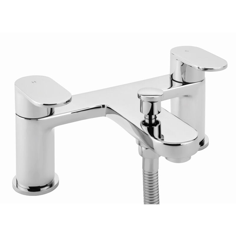 Sagittarius Metro Bath Shower Mixer Tap Pillar Mounted - Chrome