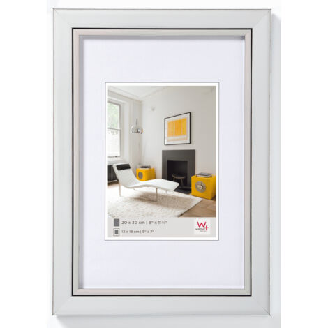Metro Designrahmen 10x15 cm SILBER