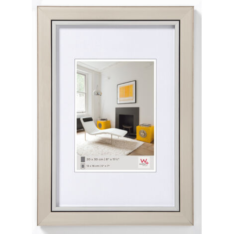 Metro Designrahmen 10x15 cm STAHL