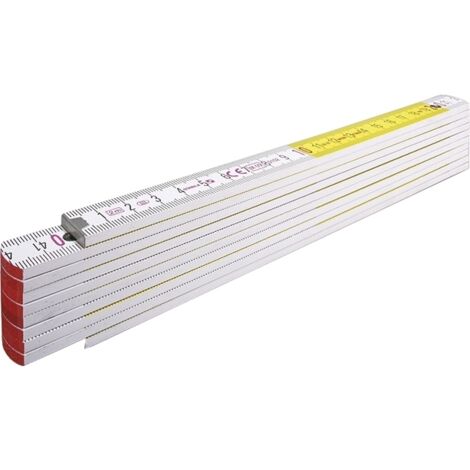 METRO DOPPIO IN LEGNO BICOLORE A 10 ASTE MOD. 717