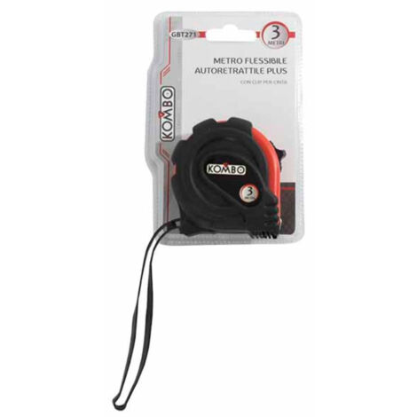Metro Flessibile Autoretrattile con Clip 3mtX16mm
