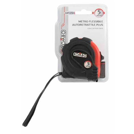 Metro Flessibile Autoretrattile con Clip 5mtx25mm