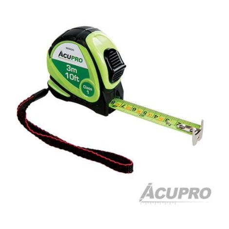 Metro flessometro  a nastro con Corpo in ABS ergonomico-5 m x 25 mm