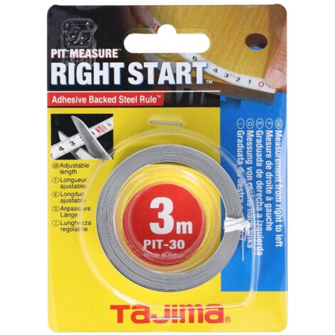 Metro lunghezza 3 m larghezza nastro 16 mm mm / cm Adesivo TAJIMA
