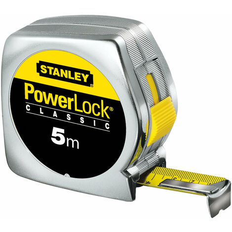 Metro misuratore 5 mt - Flessometro Stanley Powerlock